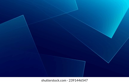 Fondo geométrico abstracto de luz azul. Ilustración del vector