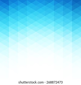 Abstract blue light geometric background.