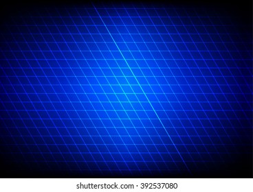 Abstract blue light grid. Vector illustration.