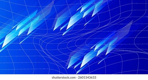 Abstract blue light movement background.EPS10