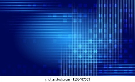 Abstract blue light and shade creative technology background. Vector illustration.