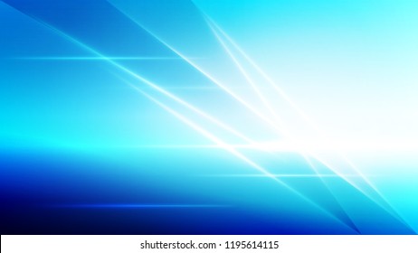 Abstract blue light and shade creative technology background. Vector illustration.