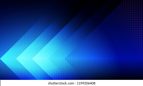 Abstract blue light and shade creative technology background. Vector illustration.