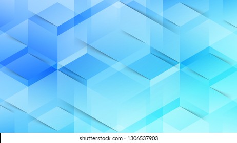 Abstract blue light and shade creative background. Vector illustration.