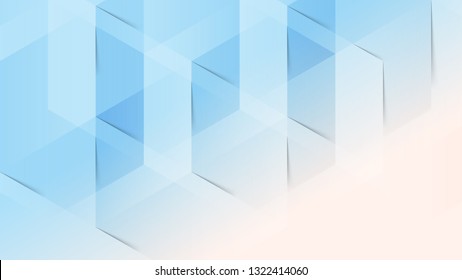 Abstract blue light and shade creative background. Vector illustration.