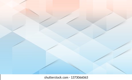 Abstract blue light and shade creative background. Vector illustration.