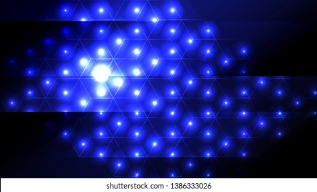 Abstract blue light and shade creative technology background. Vector illustration.