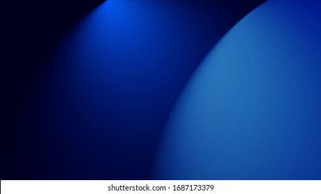 Luz azul abstracta y fondo creativo a la sombra. Ilustración vectorial.