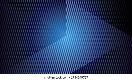 Abstract blue light and shade creative background. Vector illustration.