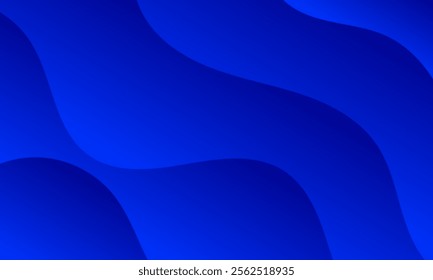 abstract blue light stripes lines wave curves smooth gradient background