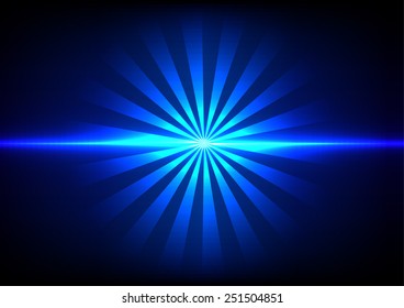 abstract blue light sunlight effect background