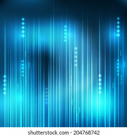 abstract Blue light technology communicate background, vector illustration 