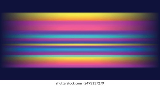 Abstract blue light trail in the dark, motion blur effect, modern rainbow colors.