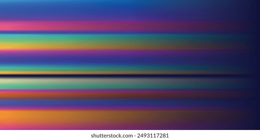 Abstract blue light trails in the dark, motion blur effect