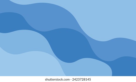 Resumen azul y azul claro ondulante textura moderna de lujo suave con fondo vectorial liso y limpio para el fondo y el fondo de la pared