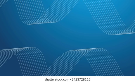 Abstrakte blaue und hellblaue Welle moderne, weiche luxuriöse Textur mit glattem und sauberem Vektorhintergrund für Tapete und Hintergrund