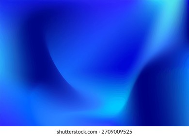 Abstractas Ondas De Luz Azul Con Gradientes Suaves Para El Póster De Fondo Moderno Y Diseño