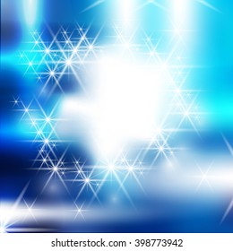 Abstract Blue Lights