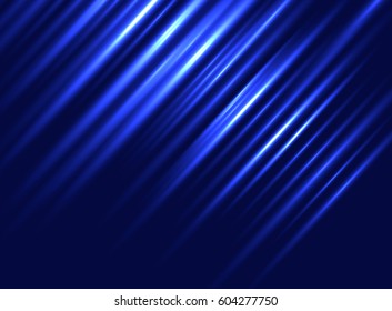 Abstract Blue Lights Background. Vector illustration.