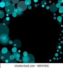 Abstract Blue Lights - vector illustration