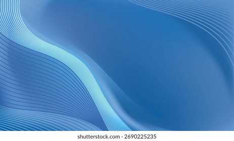 Fondo de línea azul Abstractas y espacio de copia para texto.