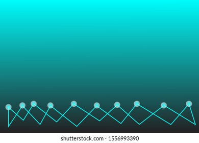 abstract blue line and bright dot on black blue gradient background vector eps 10 