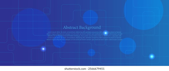 Abstract of blue line connection engineering technology concept, vector background 
