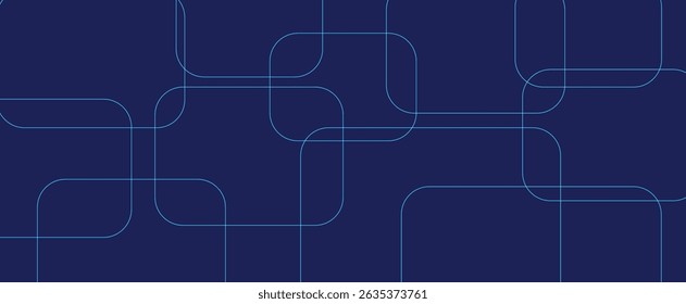 Fondo de patrón de curva de línea azul Abstractas