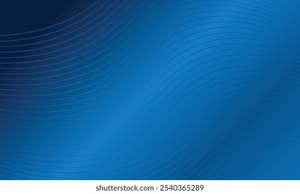 Abstract  blue line and curvy blue pattern background.