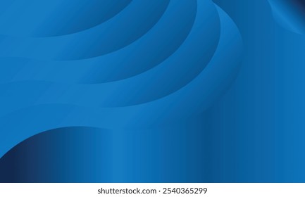 Linha azul abstrata e plano de fundo de padrão azul curvo.