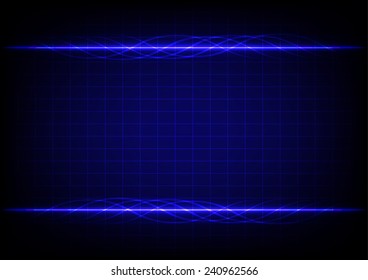 abstract blue line design on blue color blackground