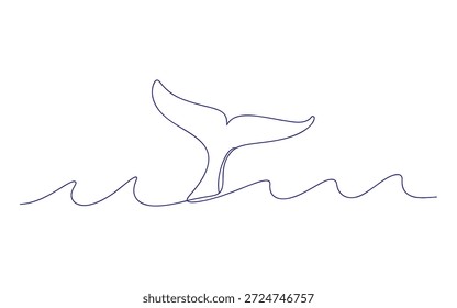 Linha azul abstrata com fluxo e linha de padrões ondulados fluindo