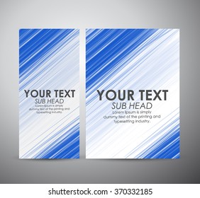 Abstract blue line. Graphic resources design template. Vector illustration