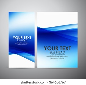 Abstract blue line pattern. Graphic resources design template. Vector illustration
