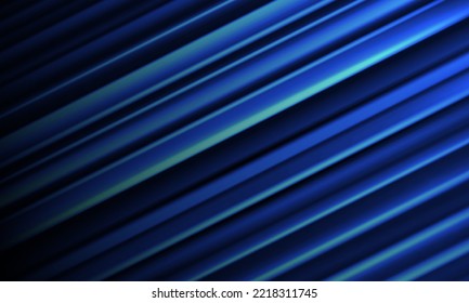 Abstract blue line stripes shadow speed dynamic geometric background texture vector illustration.