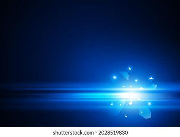Abstract blue line vector background in EPS10 format