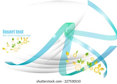 Abstract blue line vector background - Creative illustration eps10