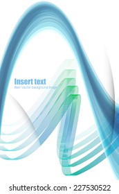 Abstract blue line vector background - Creative illustration eps10