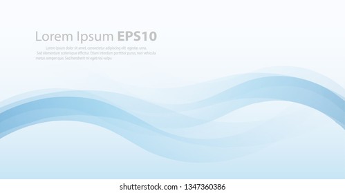 abstract blue line wave background