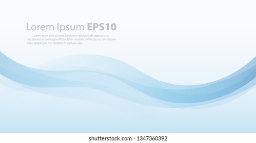 abstract blue line wave background