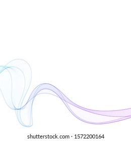 abstract blue line wave background