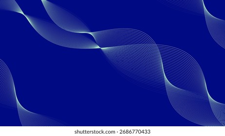  Abstract blue line wave background. business background lines wave abstract stripe design. Abstract grey, white smooth element. abstract gray wave curve lines banner design