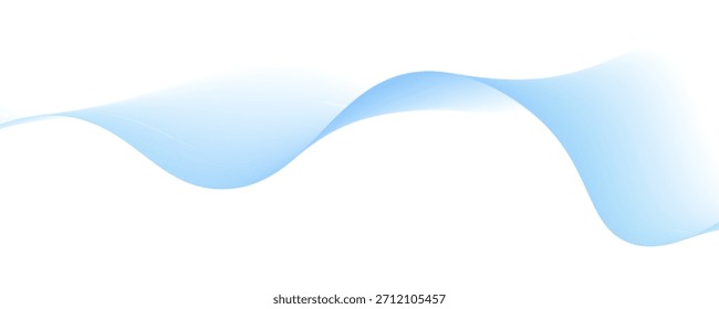 plano de fundo da onda da linha azul abstrata