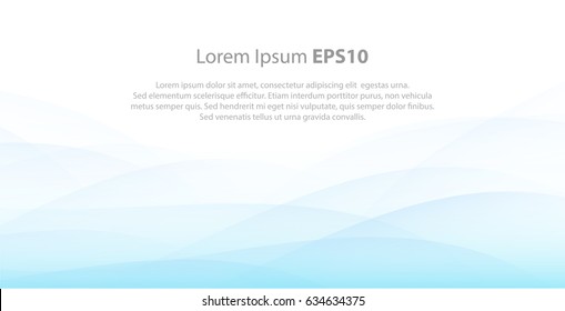abstract blue line wave background