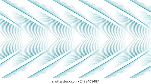 Fondo mínimo de tecnología geométrica de flechas lineales azules Abstractas. Diseño de Vector