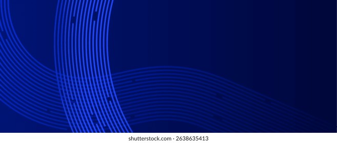 Abstract blue lines background design - excellent for creative presentations