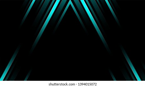 Abstract blue lines and black backgrounds for business cards, covers, banners, leaflets. Vector illustration