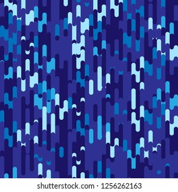 Abstract blue lines brush background with different elements