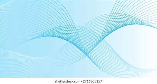 Líneas azules Abstractas y patrón de conexiones de puntos, comunicación de redes sociales, fondo de línea de curva de tecnología. Diseño utilizado para la tecnología, la ciencia, el Anuncio, la Plantilla, los negocios y muchos más.

