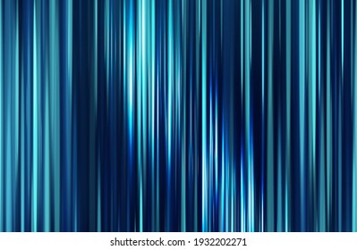 Abstrakte blaue Linien auf dunklem Hintergrund. Magische Lichteffekte. Grafisches Konzept für Ihr Design.